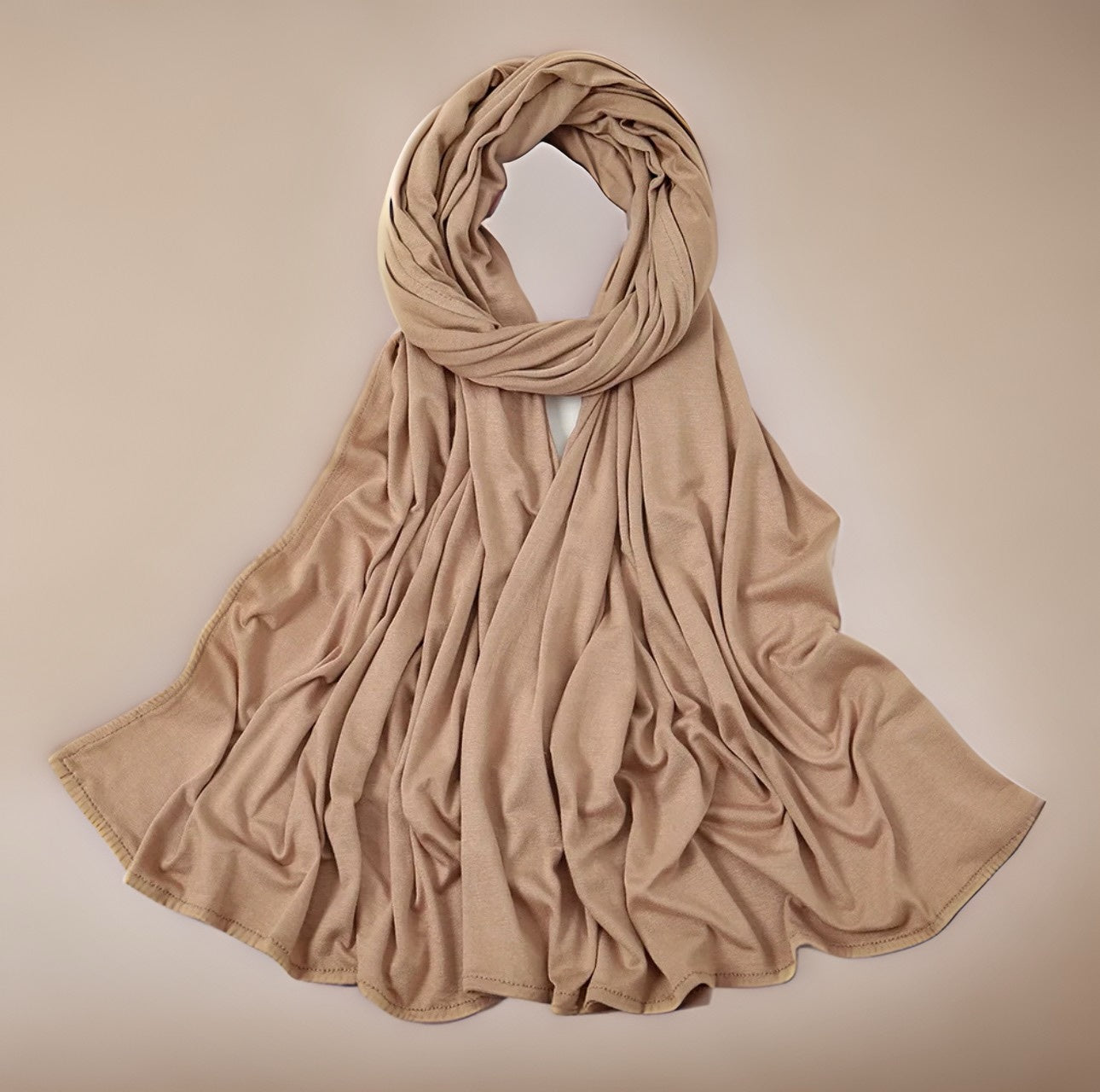 JERSEY BAMBOO HIJAB - SOFT BEIGE