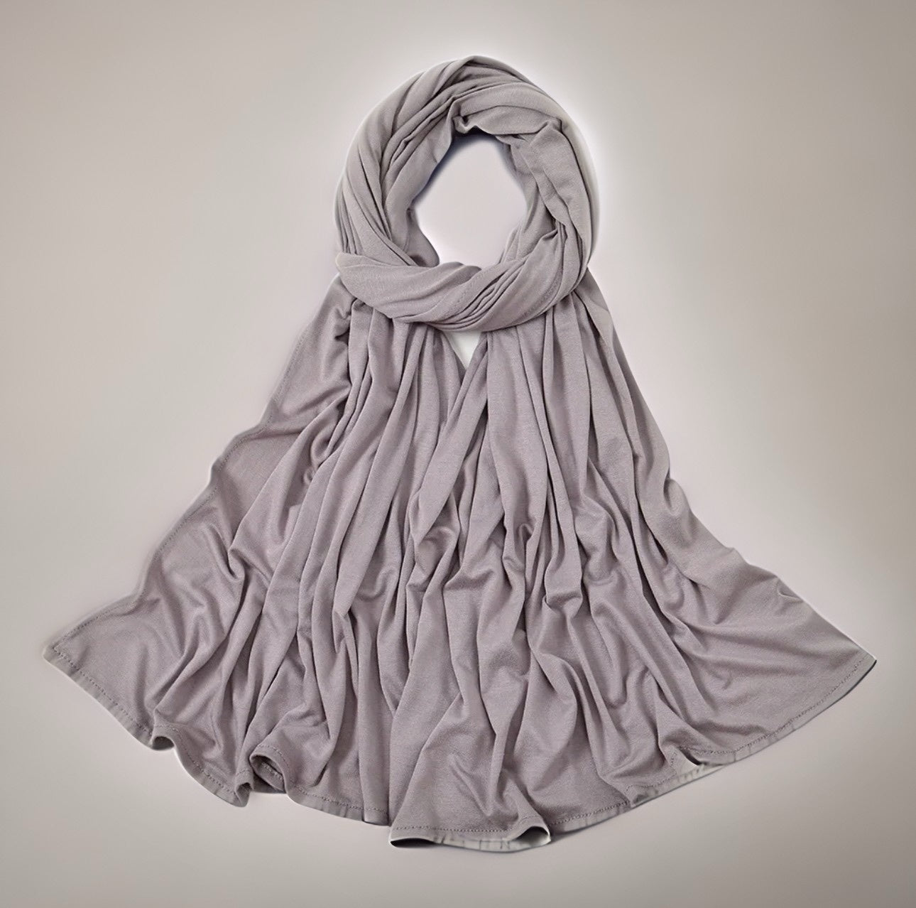 Jersey Bamboo Hijab - Soft Grey